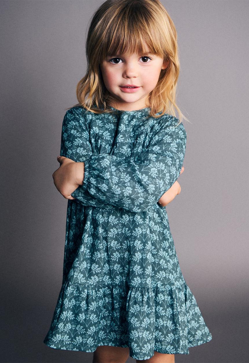 MANGO - Dress ramita - Bright Green