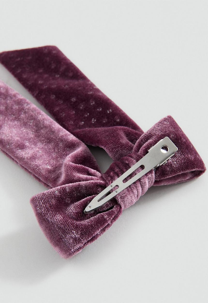 MANGO - Hairclip PINK - Pink