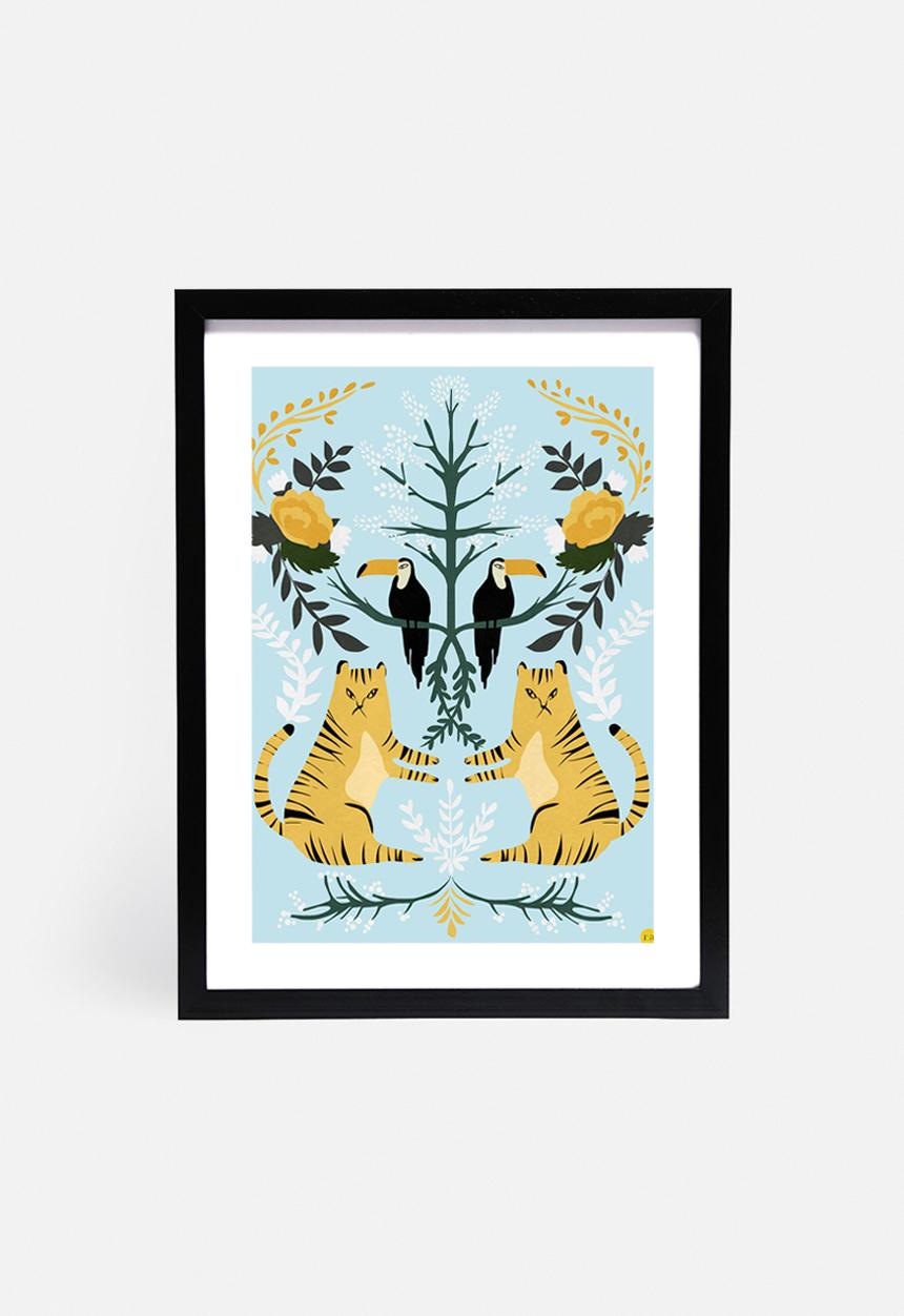 Amalia Restrepo - Lions and tucans