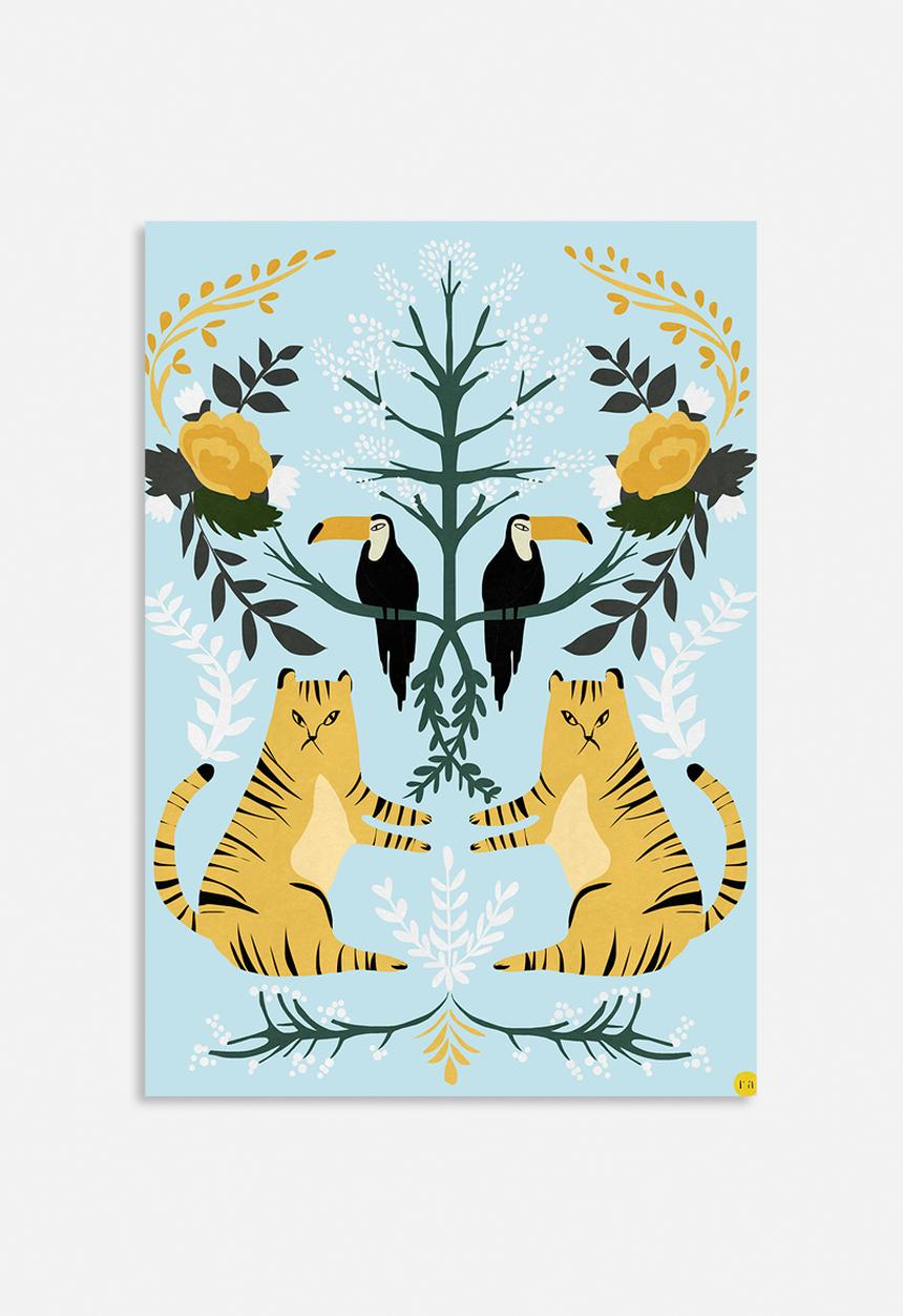 Amalia Restrepo - Lions and tucans