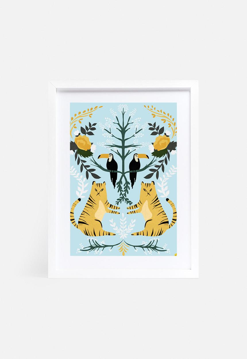 Amalia Restrepo - Lions and tucans