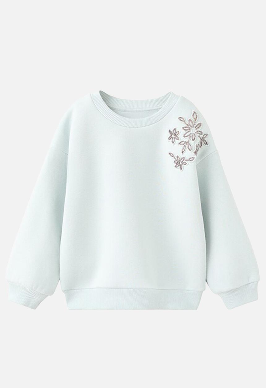 MANGO - Sweatshirt should - Turquoise / Aqua