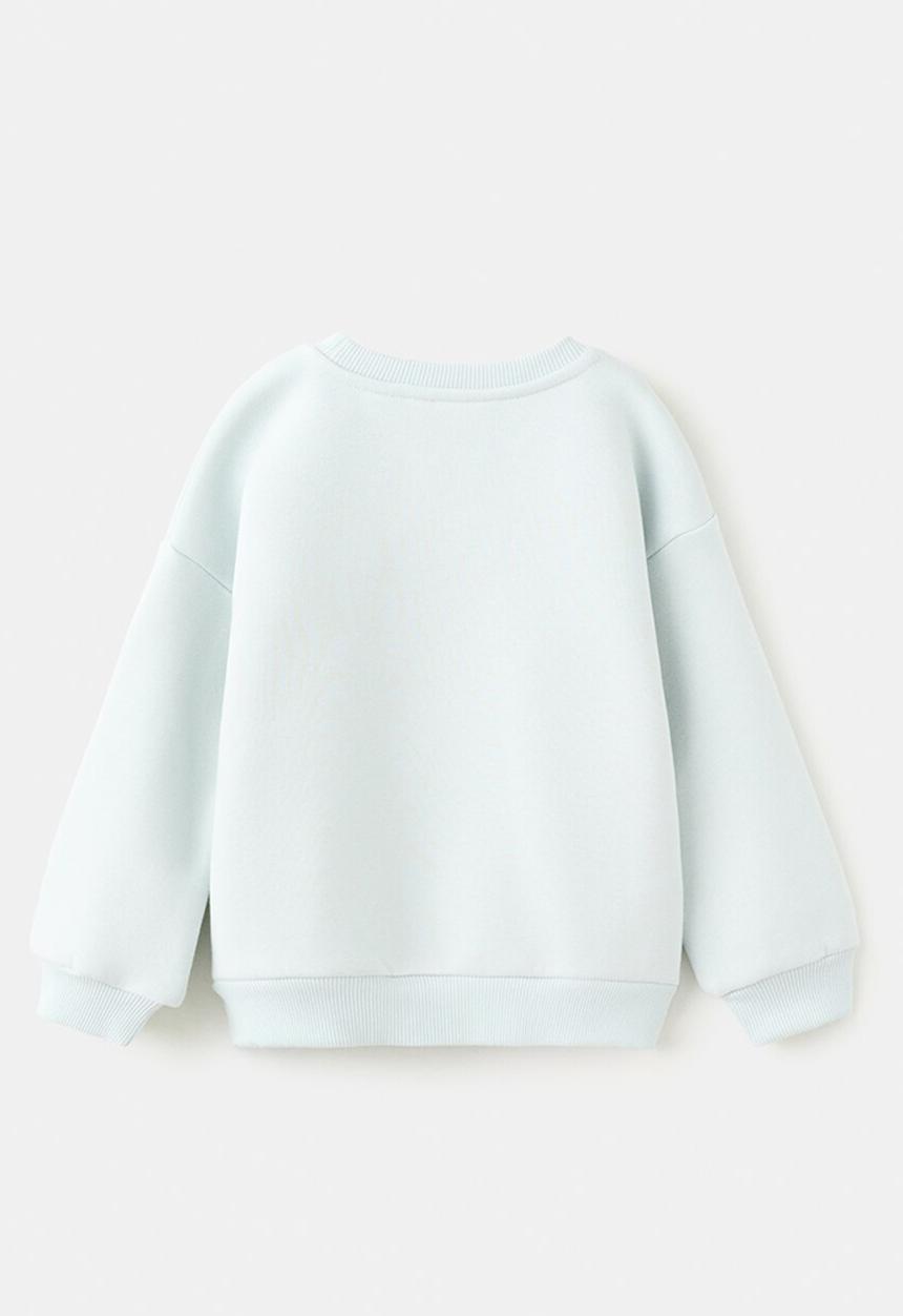 MANGO - Sweatshirt should - Turquoise / Aqua