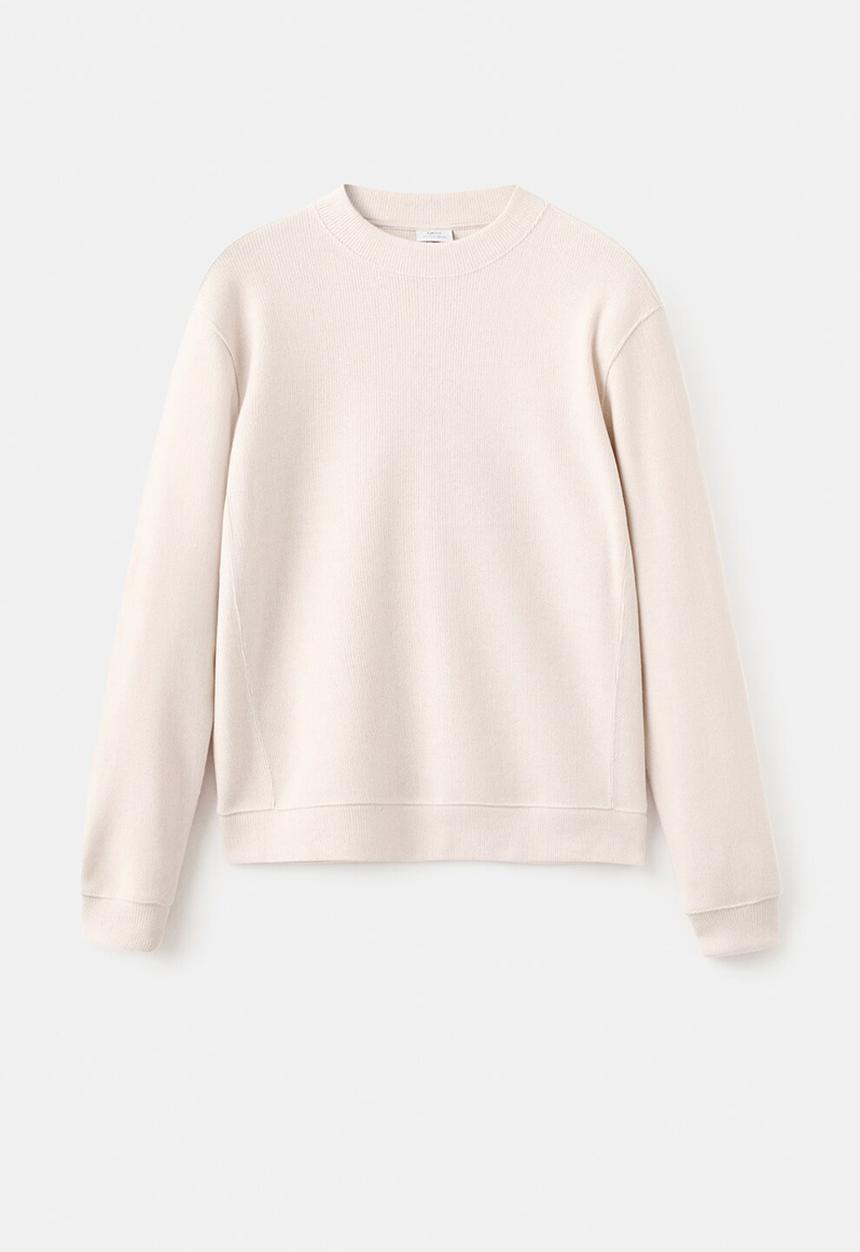 MANGO - Sweatshirt besalu - Light Beige