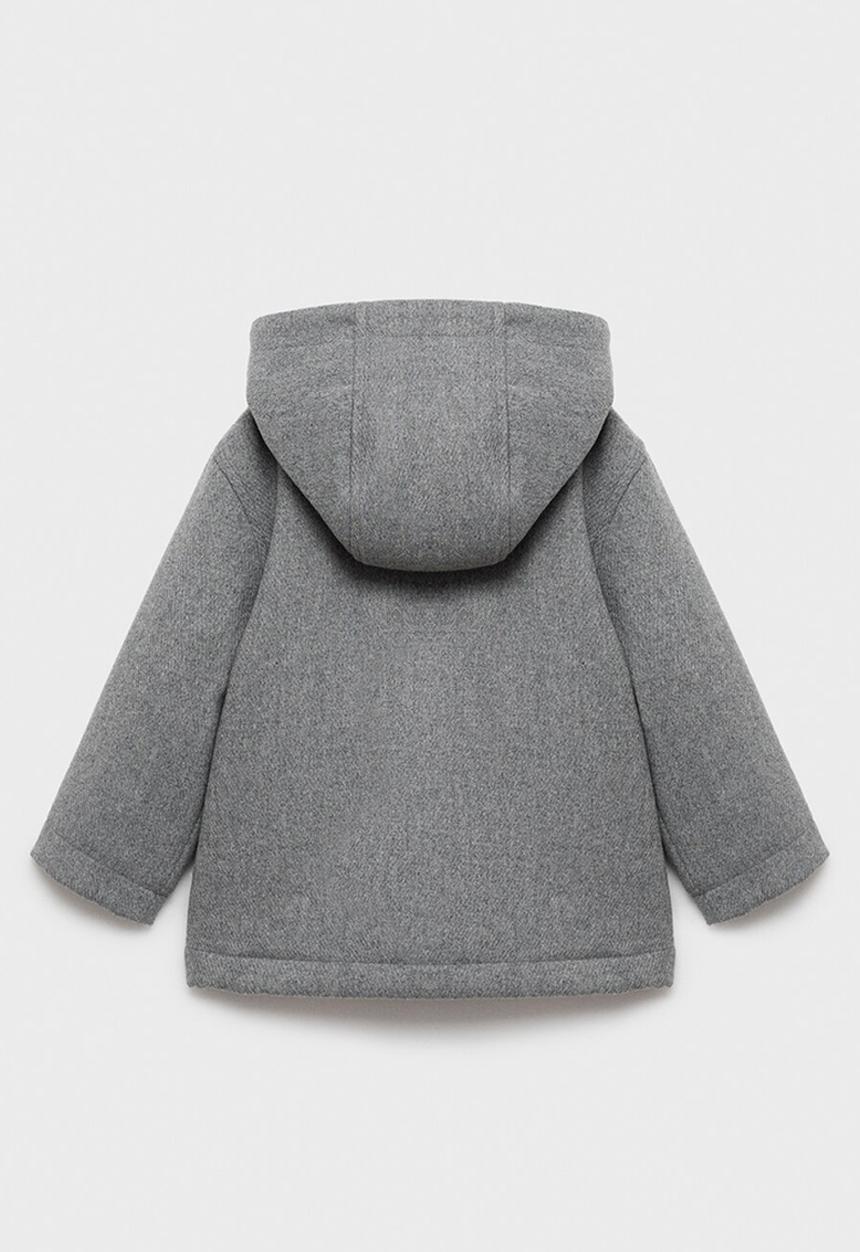 MANGO - Coat lucio - gray