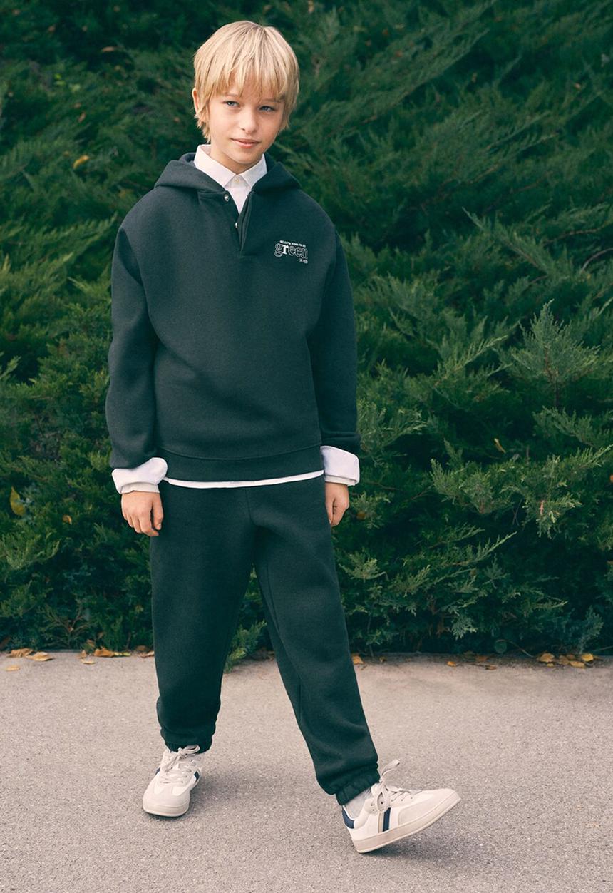 MANGO - Joggers ZIPSOFT - Dark Green