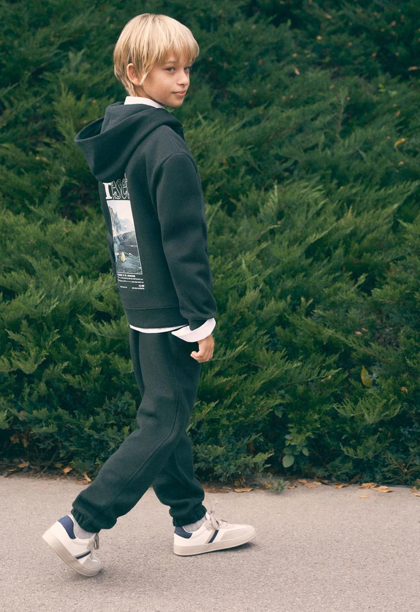 MANGO - Joggers ZIPSOFT - Dark Green