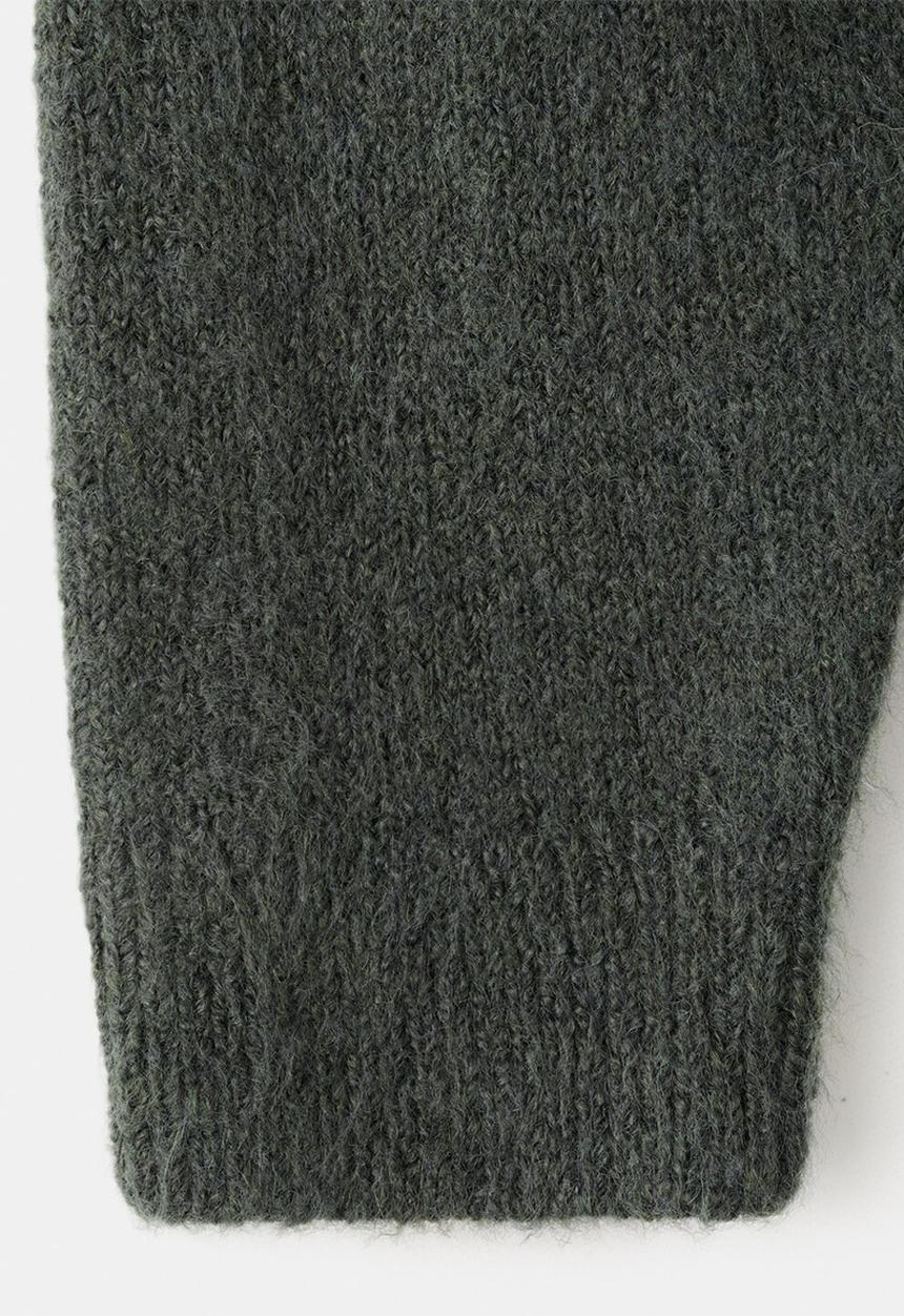MANGO - Sweater TEDDY - Dark Green