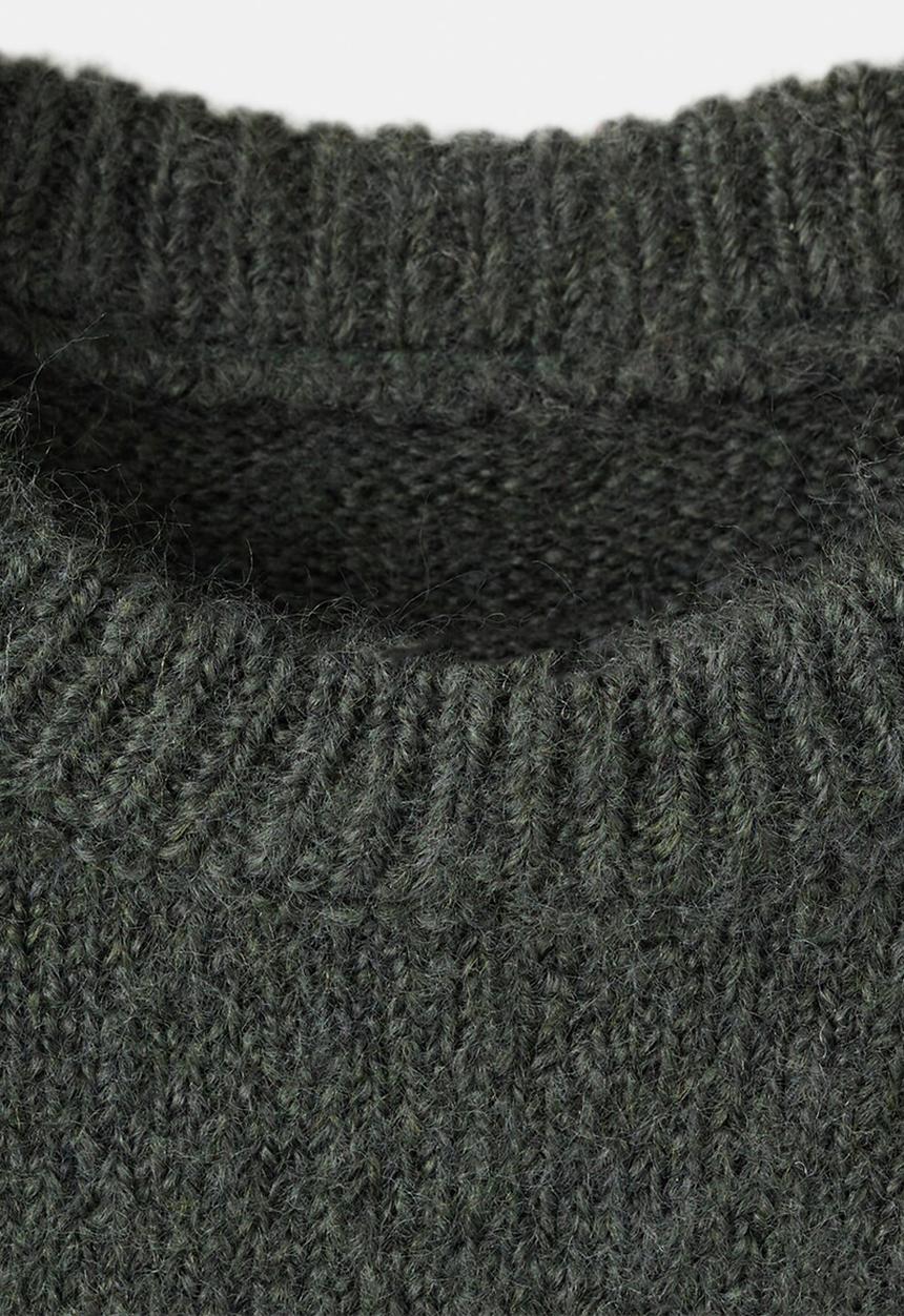 MANGO - Sweater TEDDY - Dark Green