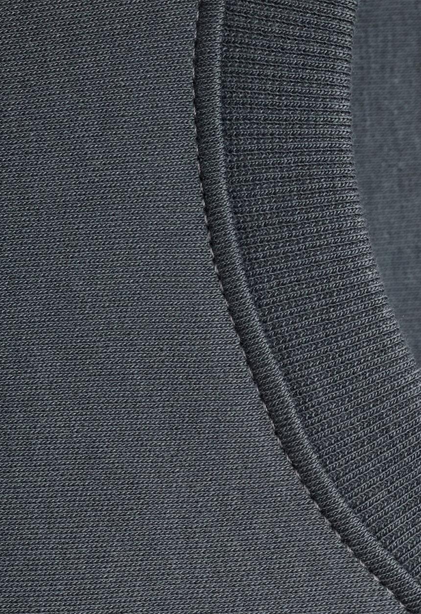 MANGO - T-shirt nubasic - charcoal