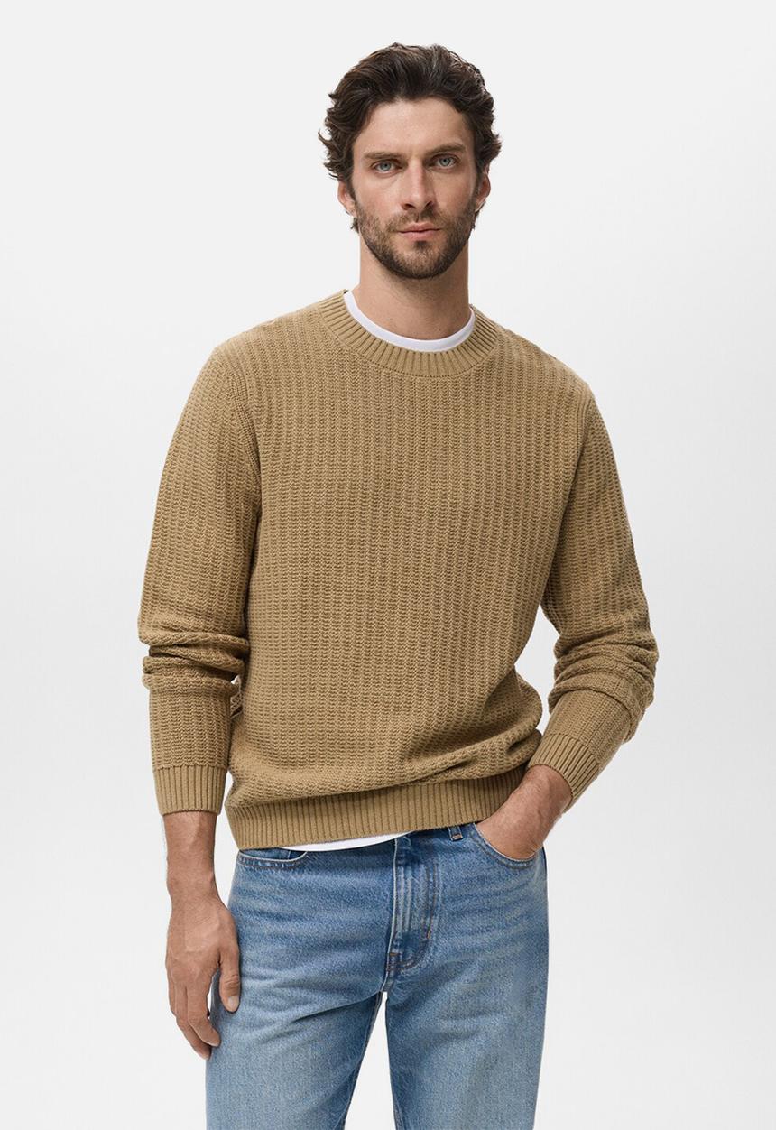 MANGO - Sweater Rioja - Beige