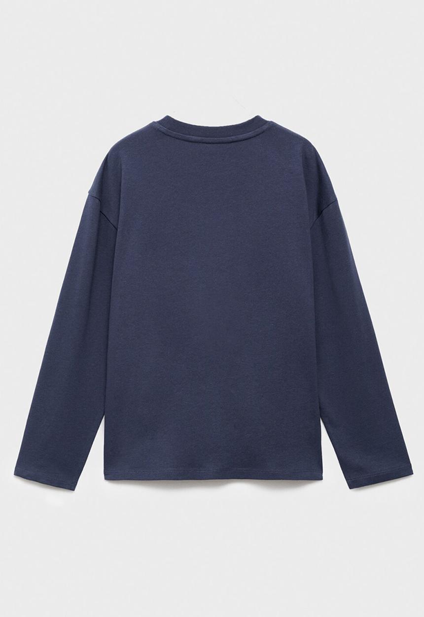 MANGO - T-Shirt CITIES - Navy