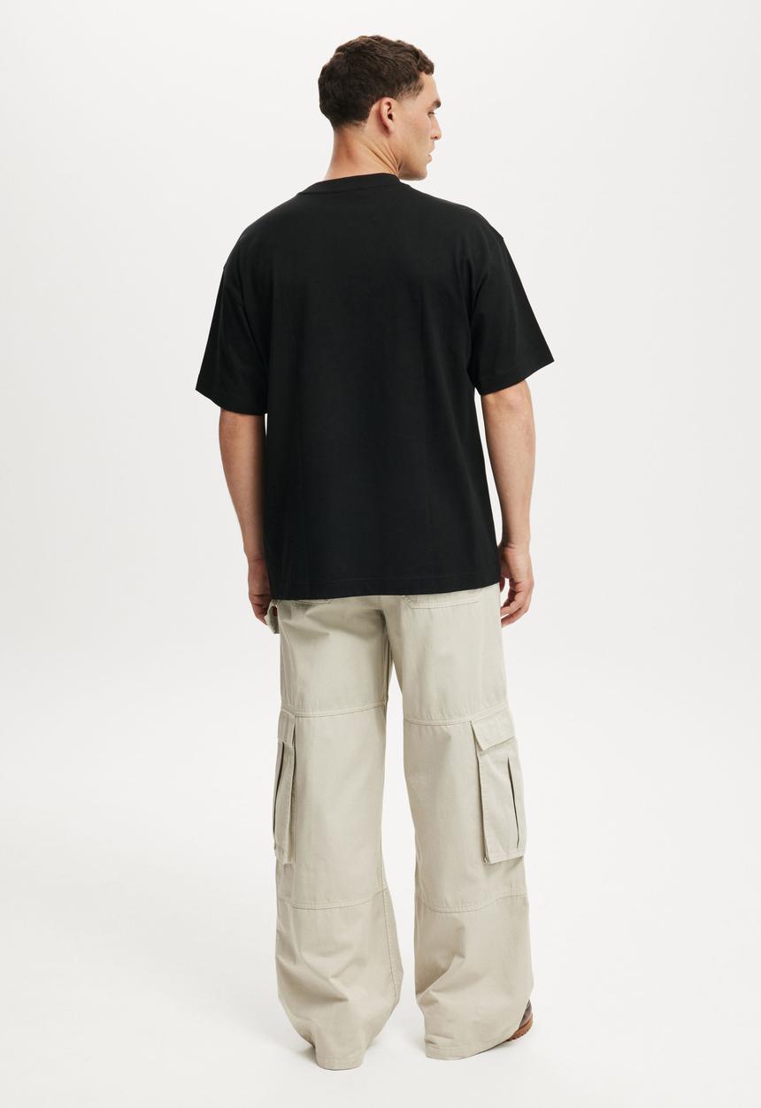 Cotton On - Super Baggy Cargo Pant - Stone