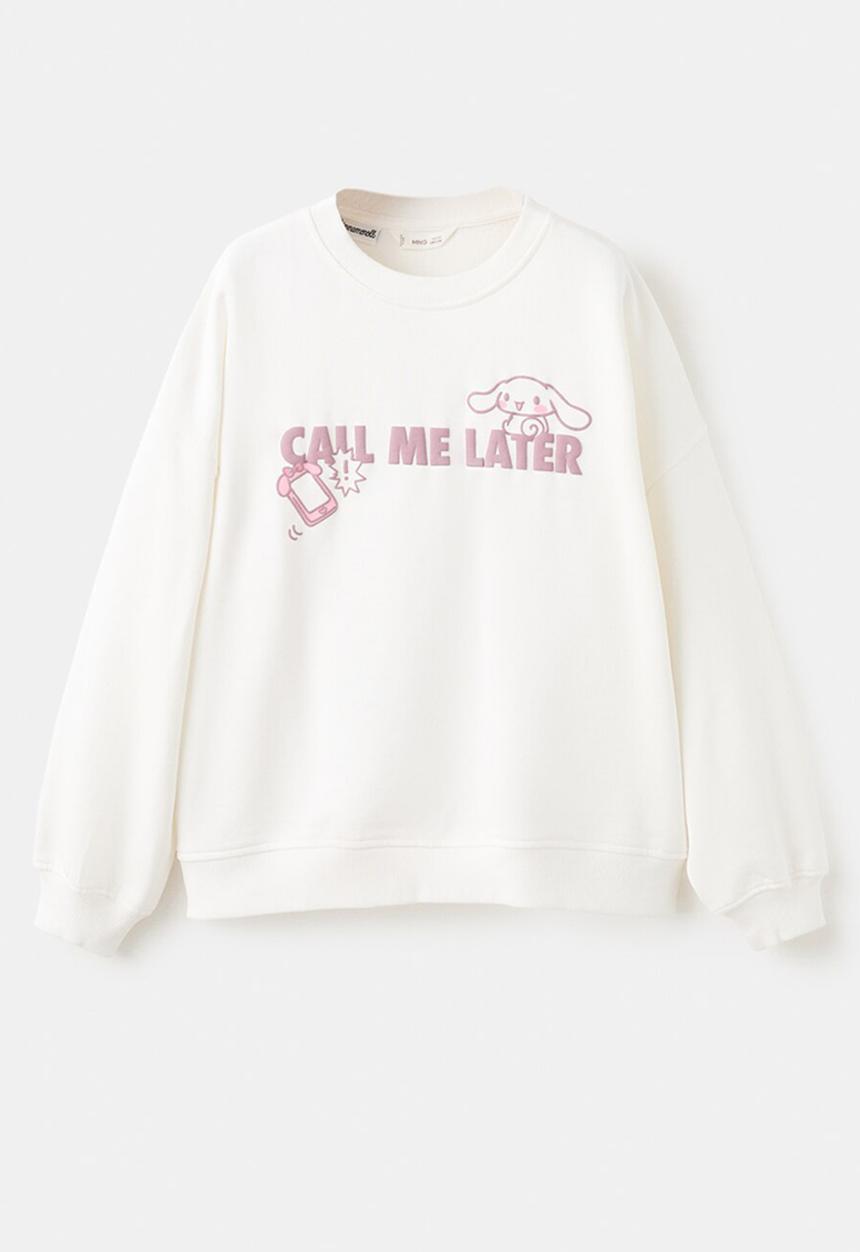 MANGO - Sudadera - Natural