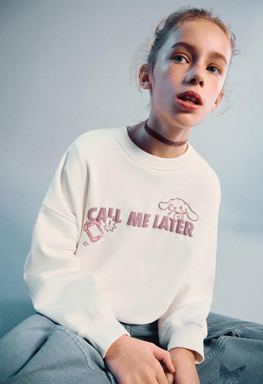 MANGO - Sudadera - Natural