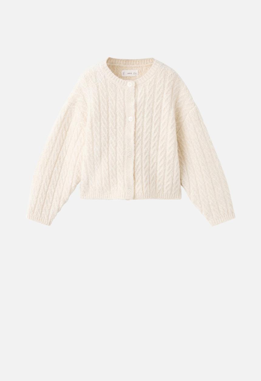MANGO - Cardigan CLAIRE - Light Beige