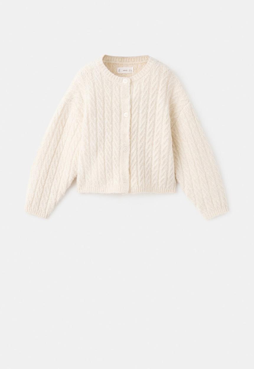 MANGO - Cardigan CLAIRE - Light Beige