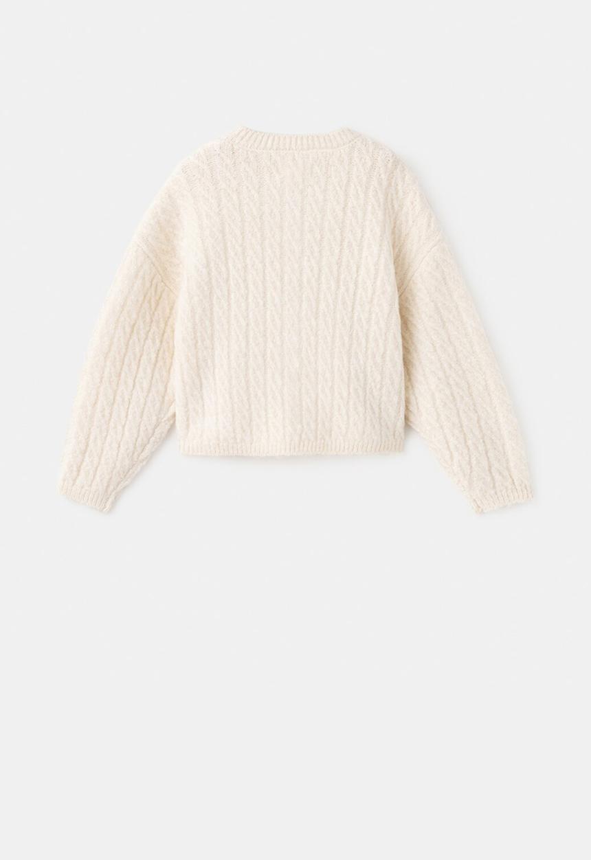 MANGO - Cardigan CLAIRE - Light Beige