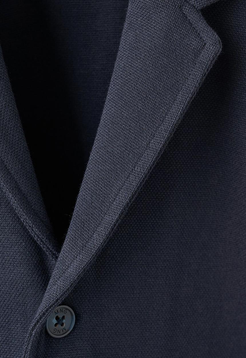 MANGO - Jacket Raibs - Navy