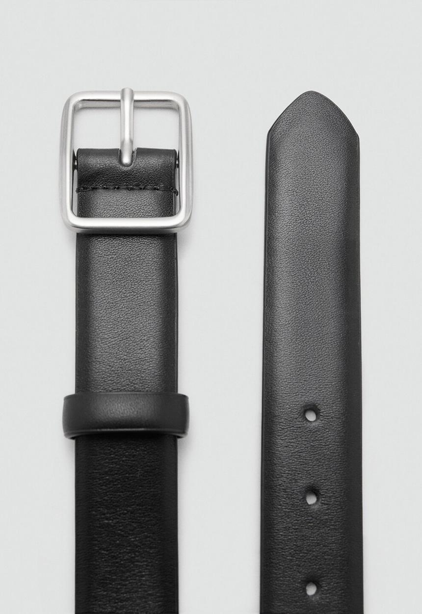 MANGO - Belt TITANUCK -  Black