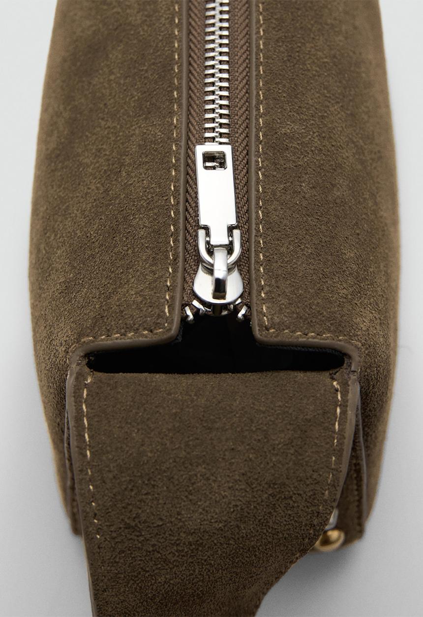 MANGO - Indira crossbody bag - khaki