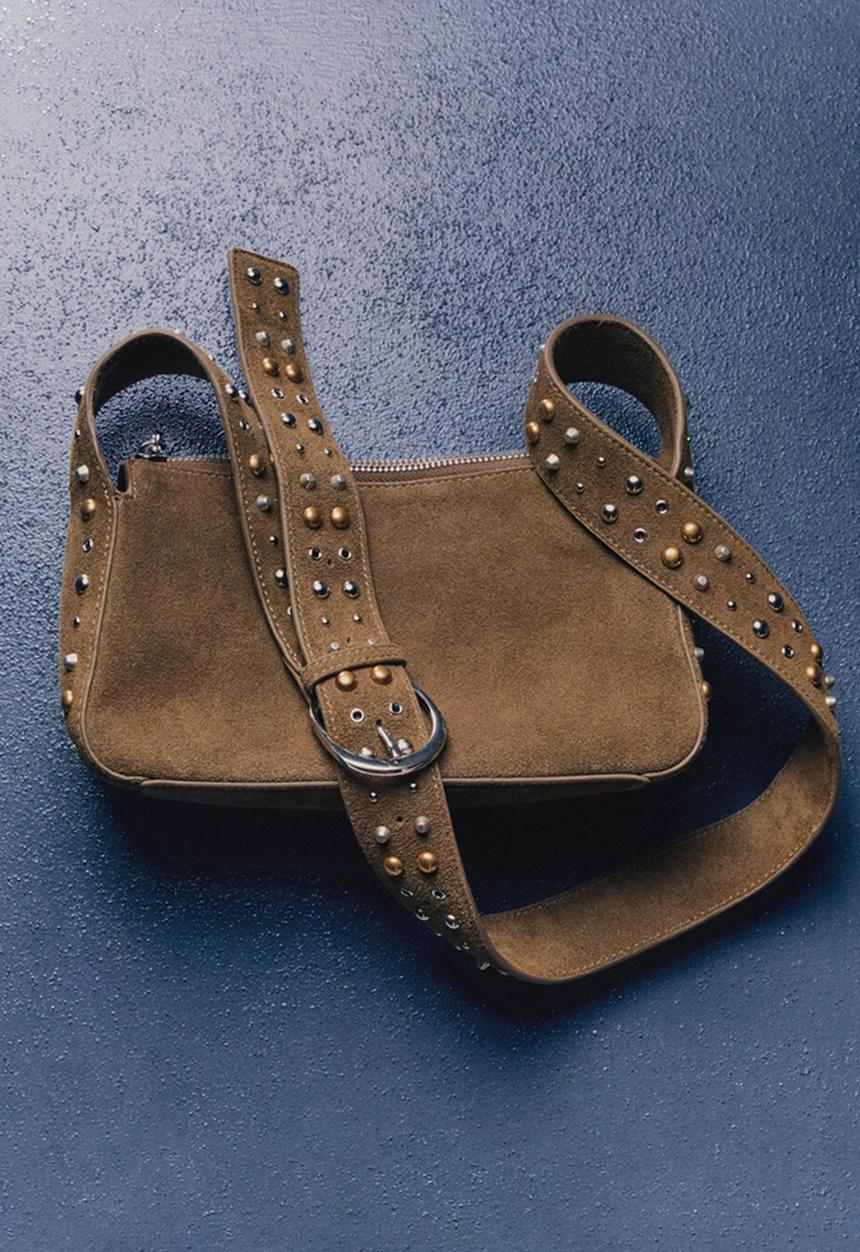 MANGO - Indira crossbody bag - khaki