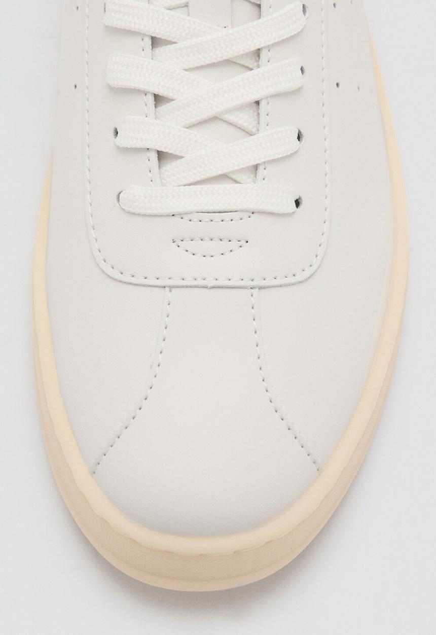 MANGO - Newmetro sneaker - white leather