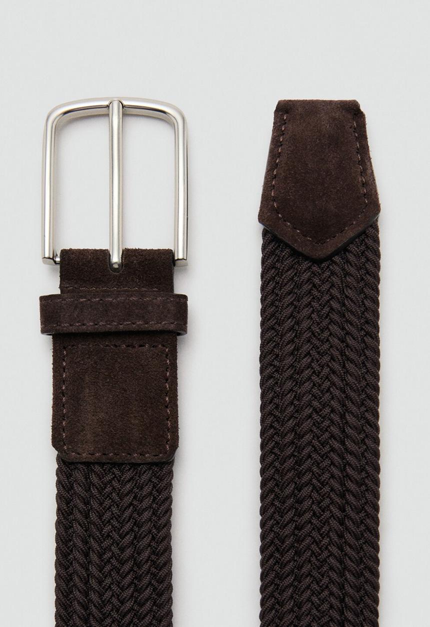 MANGO - Belt Elastic - Dark Brown