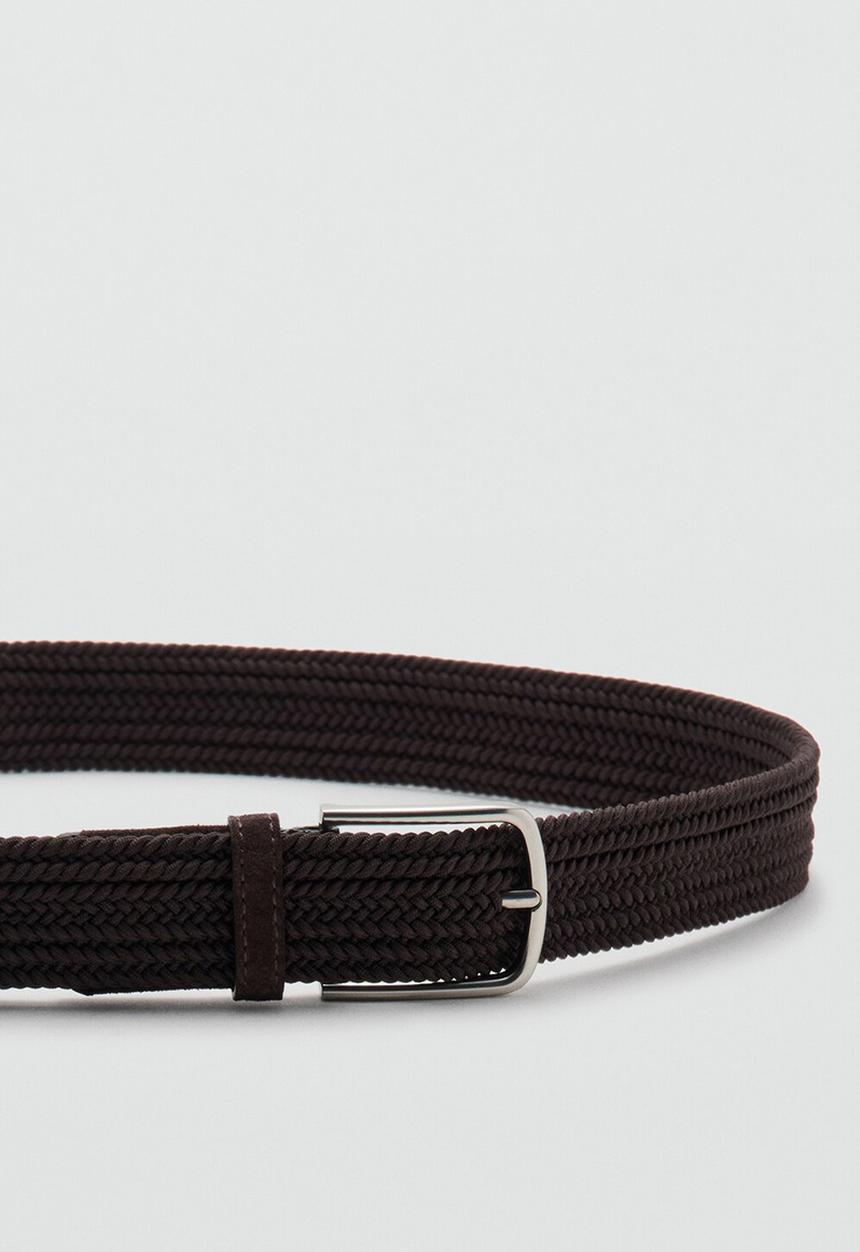 MANGO - Belt Elastic - Dark Brown