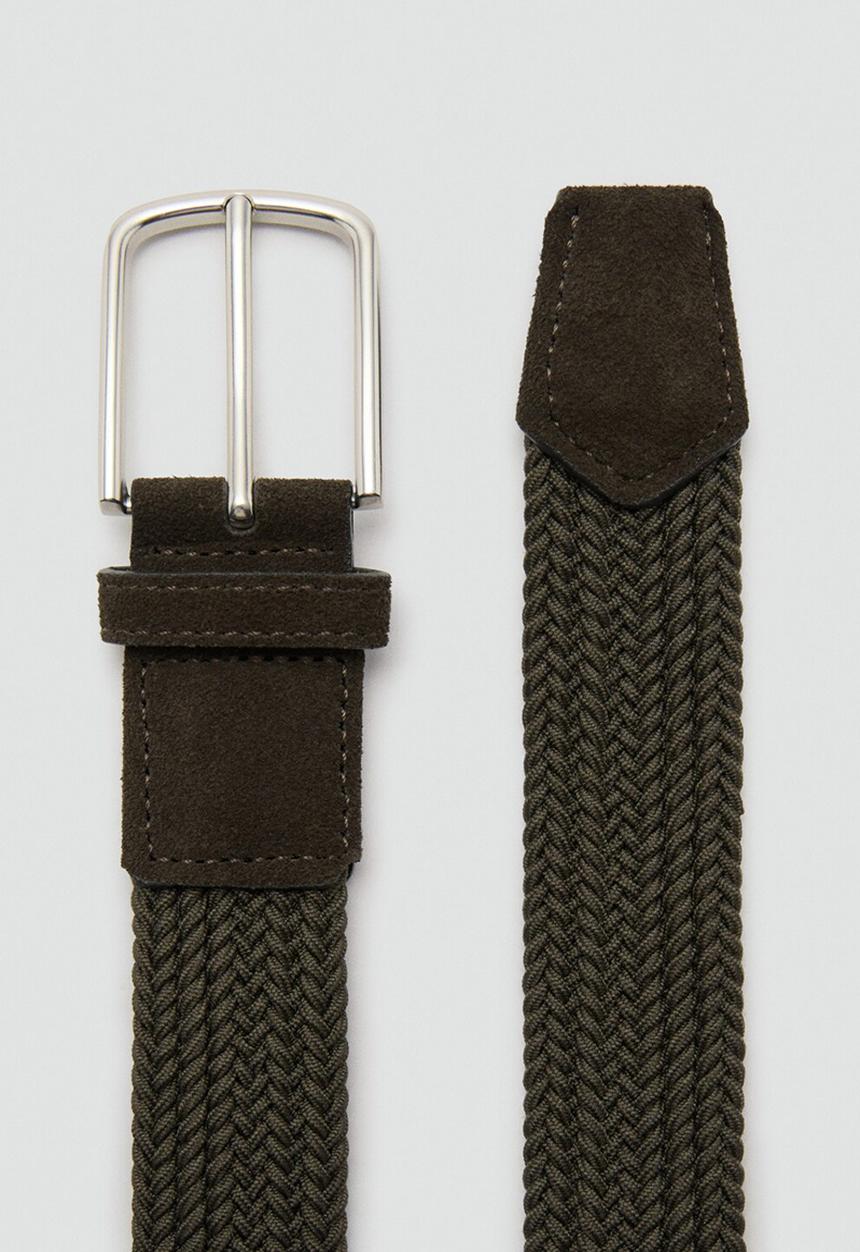 MANGO - Mango Belt Elastic - Khaki