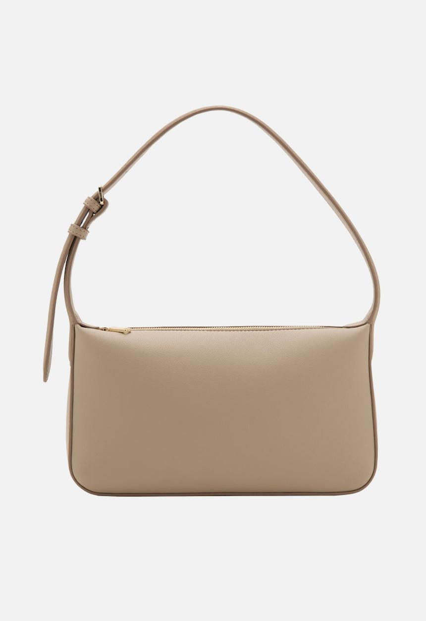 MANGO - Denia shoulder bag - light beige