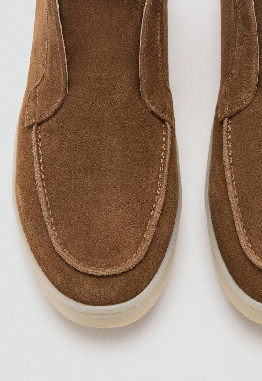 MANGO - Easyboot ankle boot - brown leather