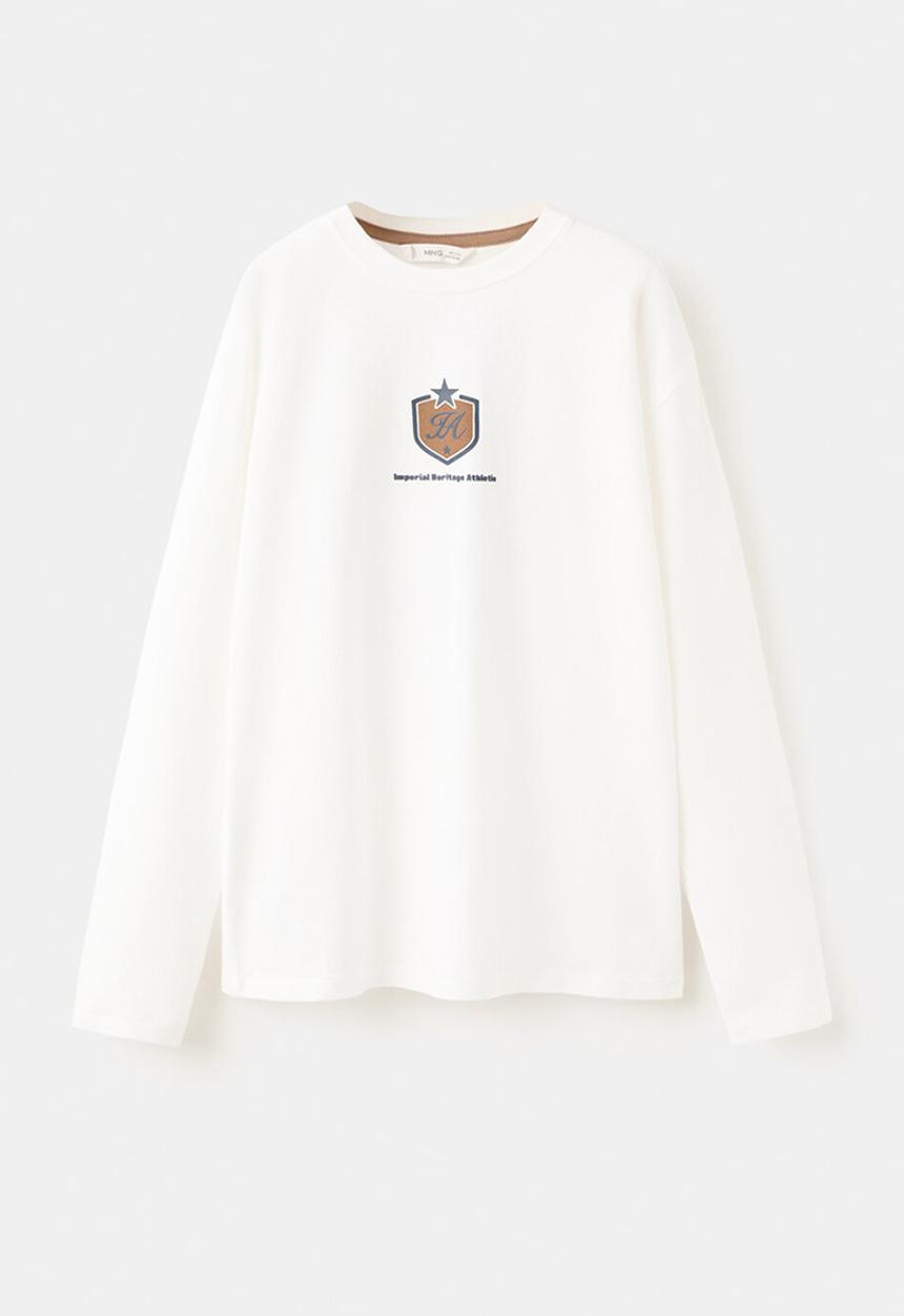 MANGO - T-Shirt DIMPACT - Natural
