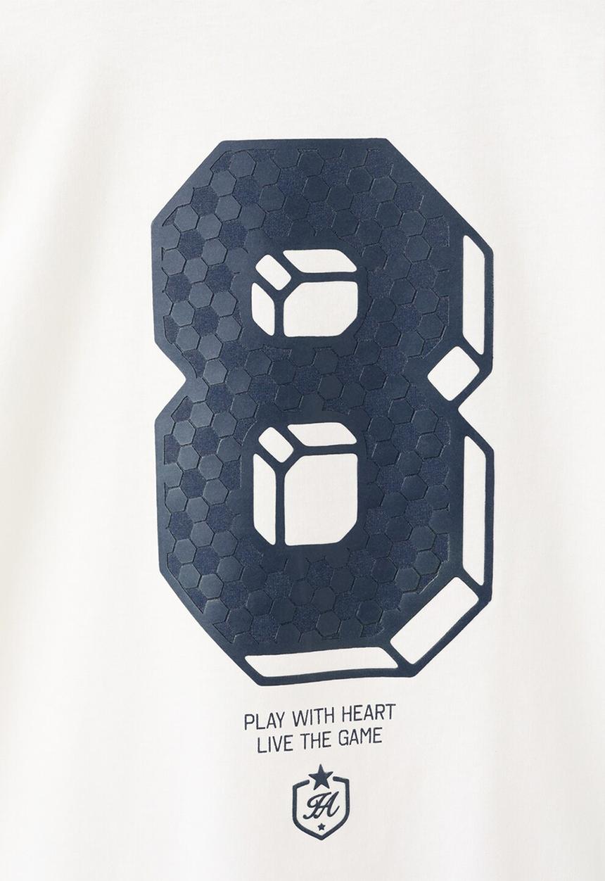 MANGO - T-Shirt DIMPACT - Natural