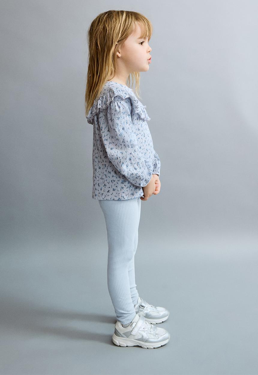 MANGO - Leggings - Medium Blue