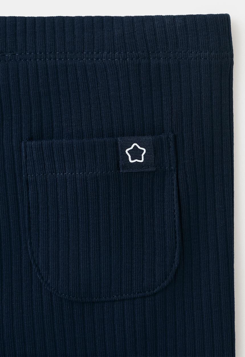 MANGO - Leggings - Navy