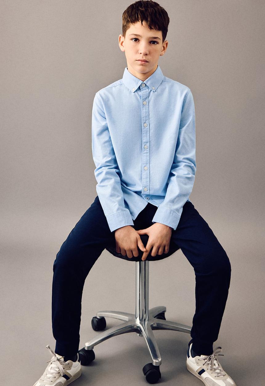 MANGO - Camisa - Light Pastel Blue