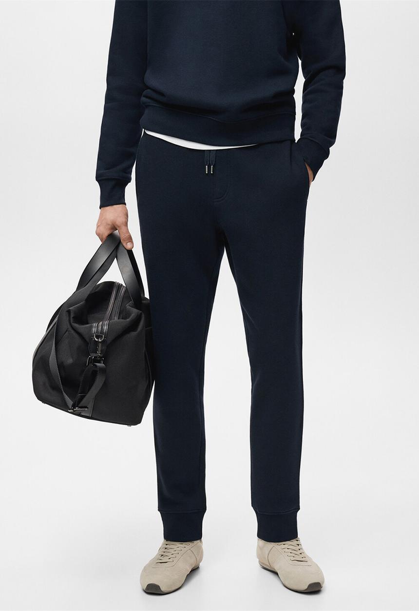 MANGO - Trousers Cohen - Navy