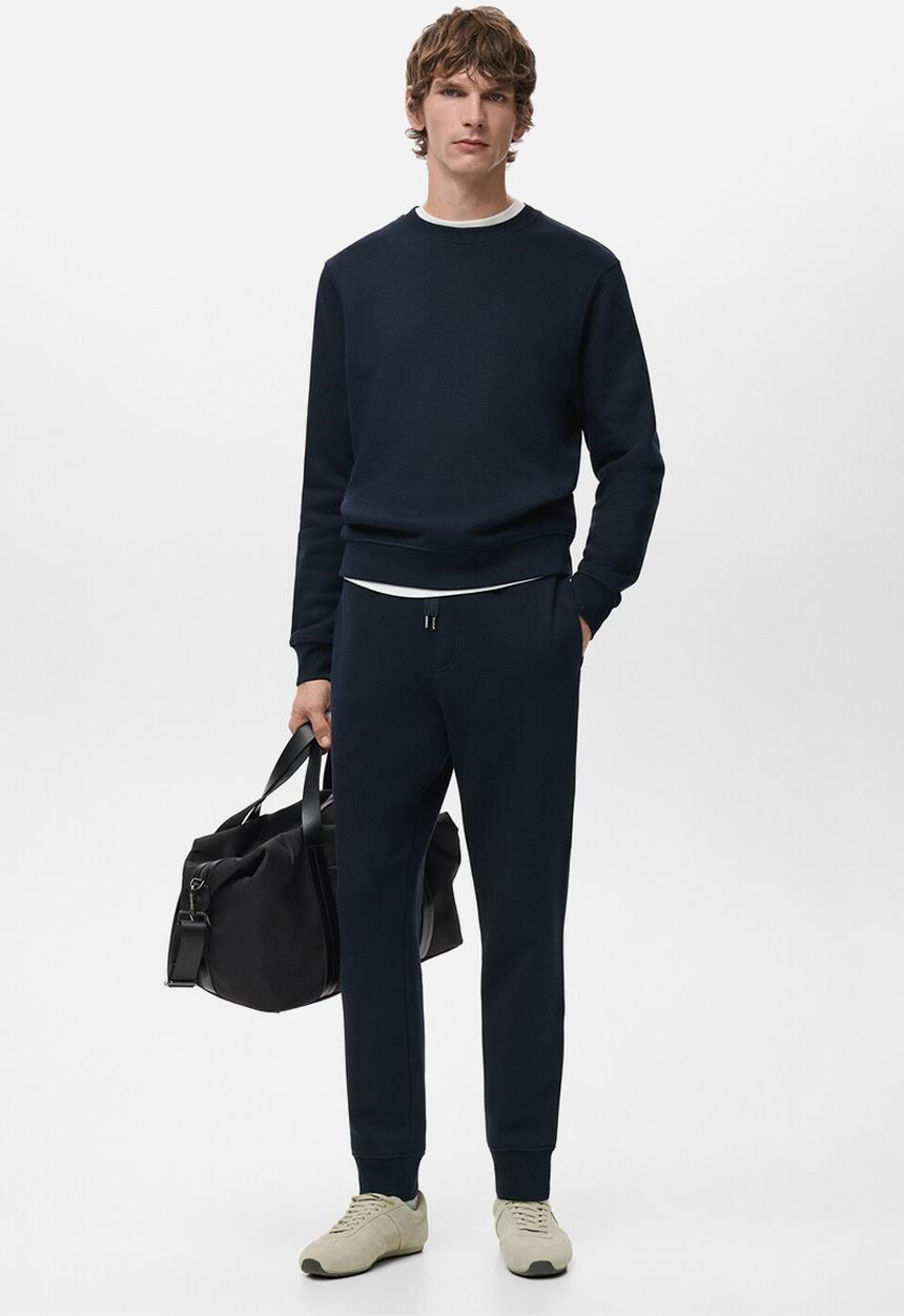 MANGO - Trousers Cohen - Navy