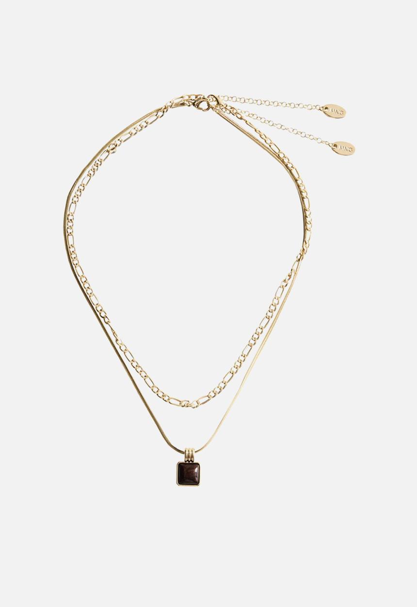 MANGO - Silvia necklace - gold