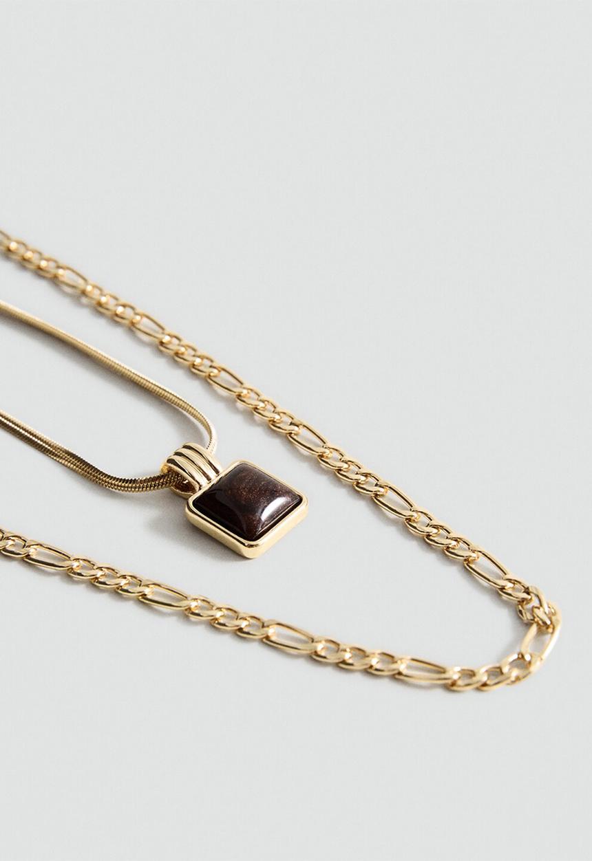 MANGO - Silvia necklace - gold