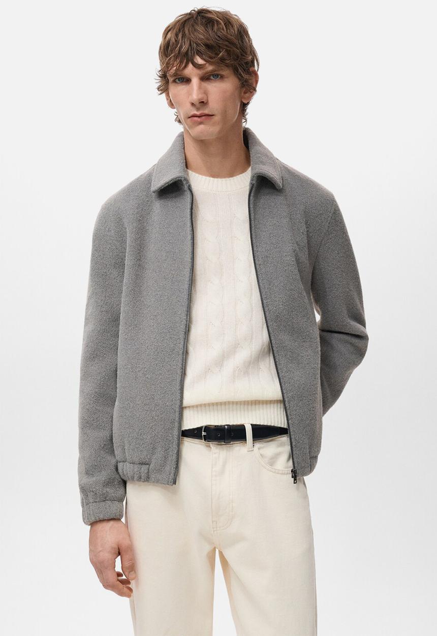 MANGO - Overshirt Bellecz - Ligth Grey Denim