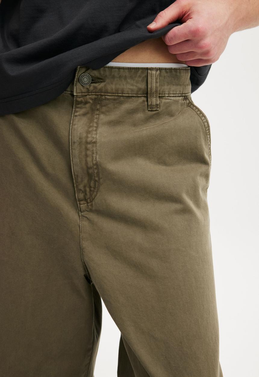Cotton On - Super Baggy Pant - Military