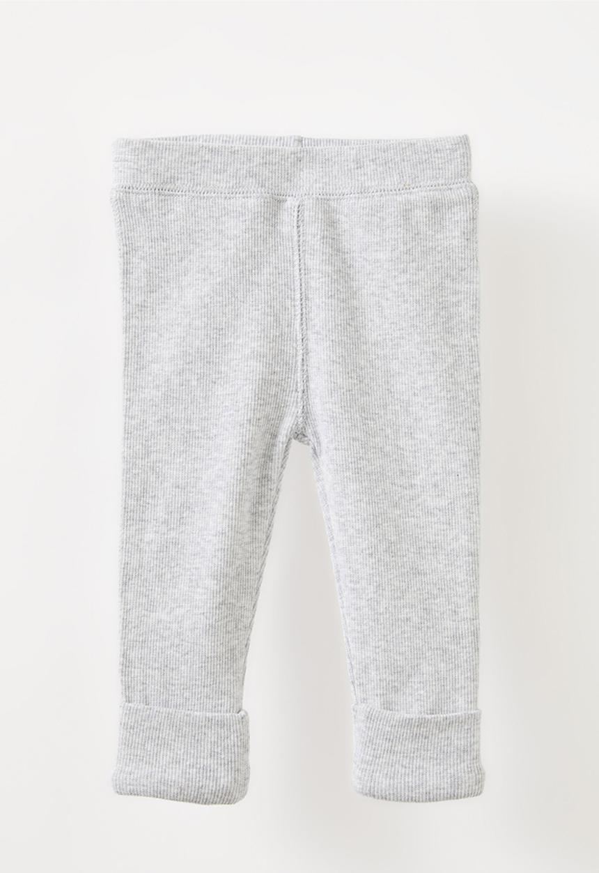 Cotton On - The Row Rib Skinny Legging - Cloud Marle 1