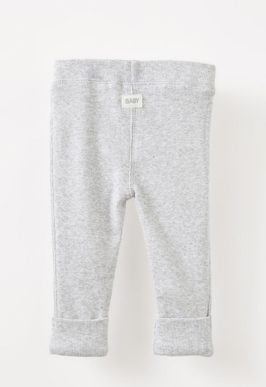Cotton On - The Row Rib Skinny Legging - Cloud Marle 1