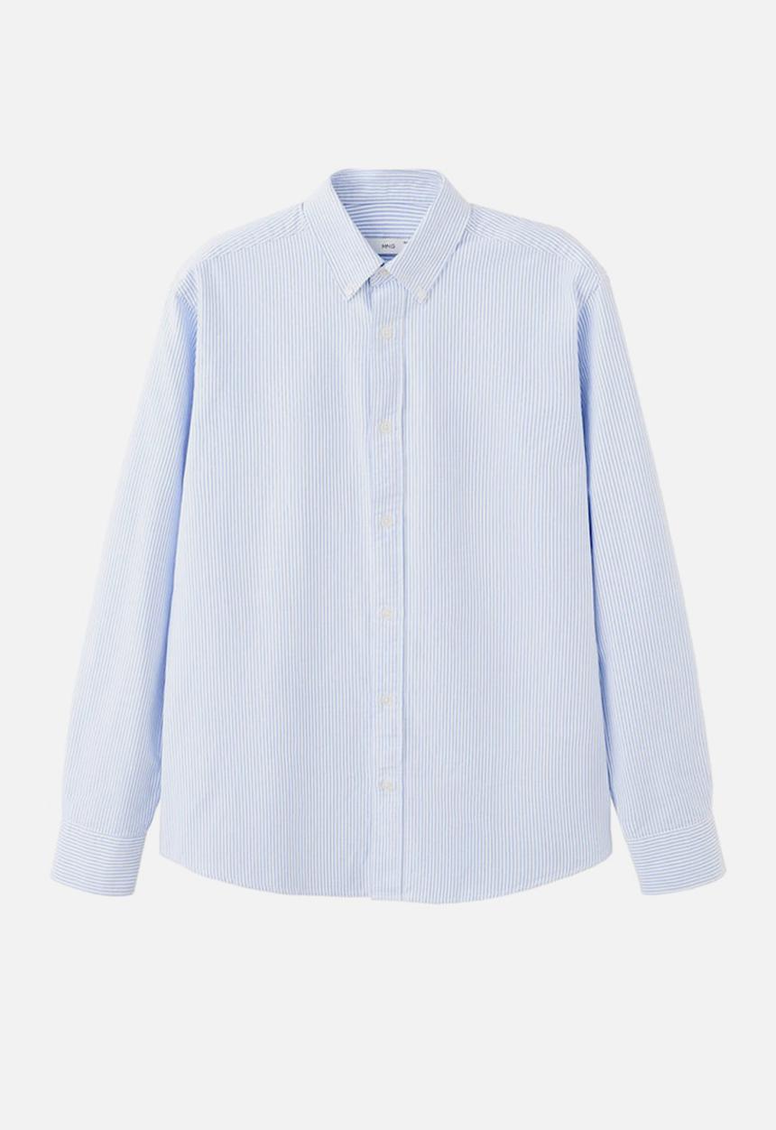 MANGO - Shirtkodak - Sky-Blue