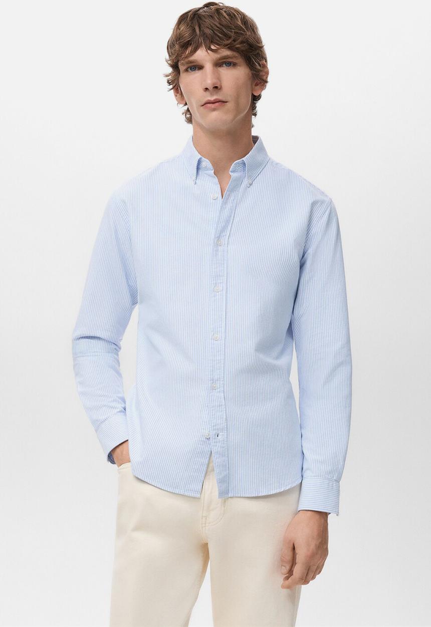 MANGO - Shirtkodak - Sky-Blue