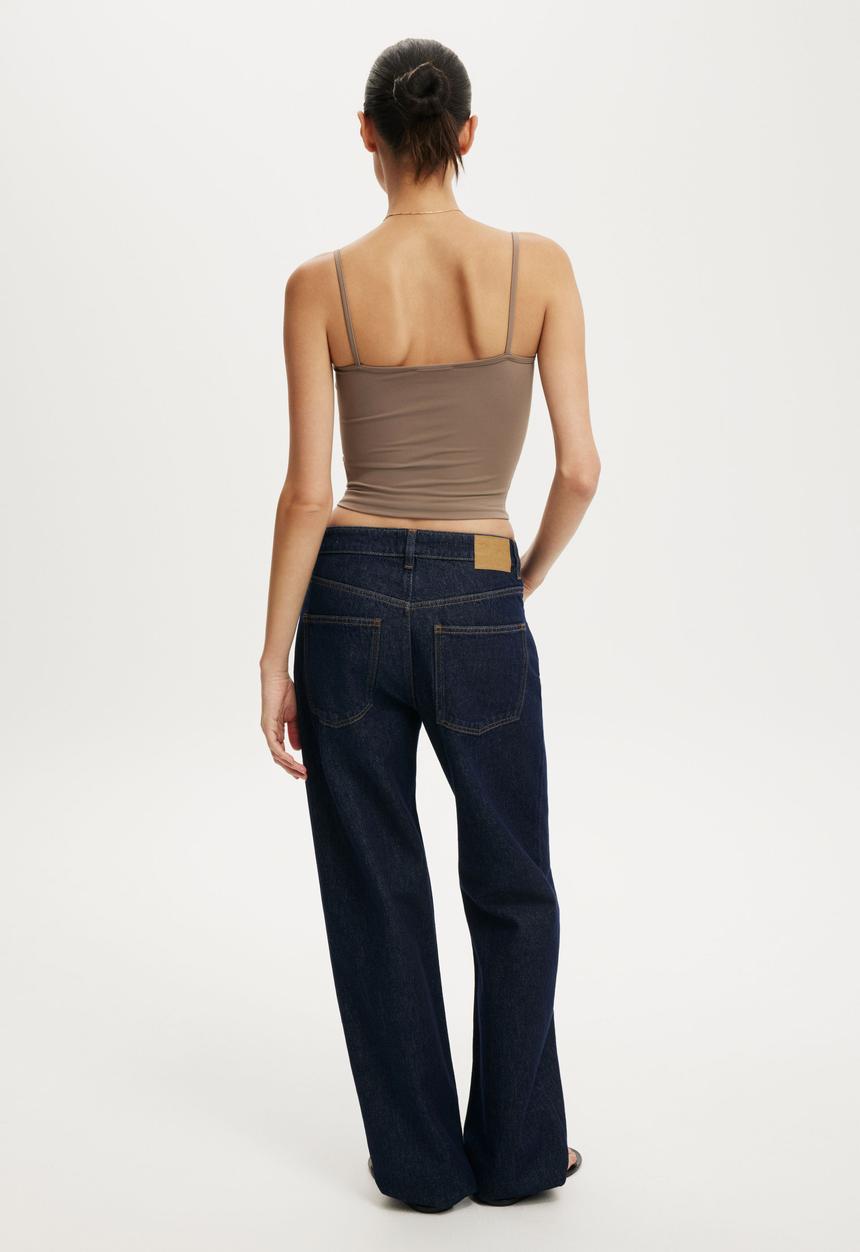 Cotton On - 91 straight jean - aries blue