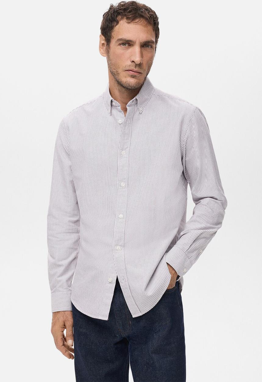 MANGO - Shirtkodak - Bordeaux