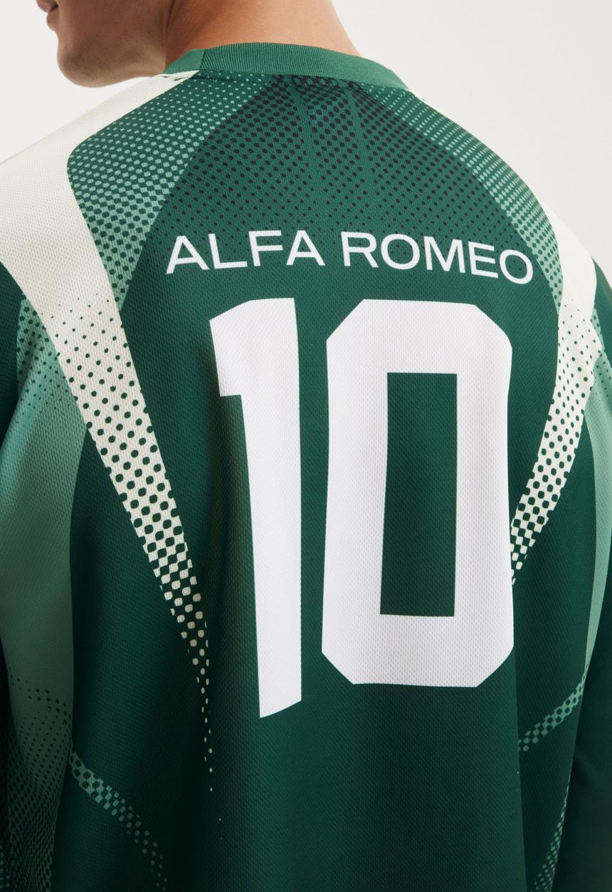 Cotton On - Ls Alfa Romeo Jersey - Lcn Alf Evergreen / Alfa Romeo - 10